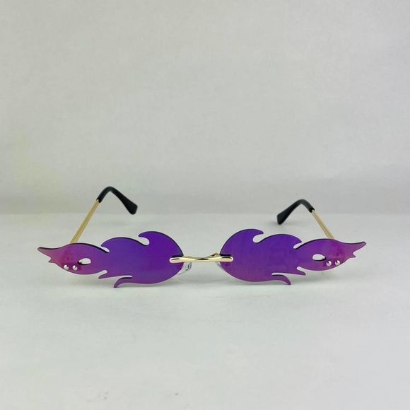 Rimless fire flame shaped sunglasses - Picture 1 of 3